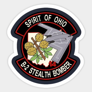 B-2 Stealth Bomber - Ohio Sticker